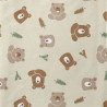 Kuschelstrick CHUCK2 Ecru / Braun